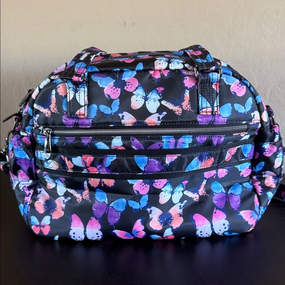 Lug Jumper 2 Carry-All Handbag/Crossbody Watercolor Butterflies New No tag - Picture 10 of 17